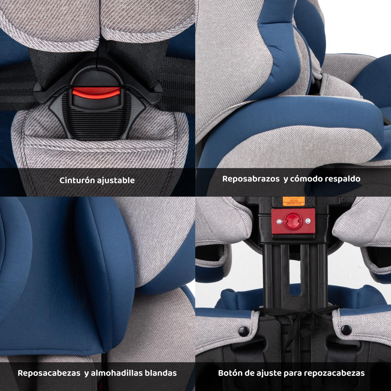 Autoasiento Para Carro Silla de Bebe Seguridad 9 meses A 11 Años