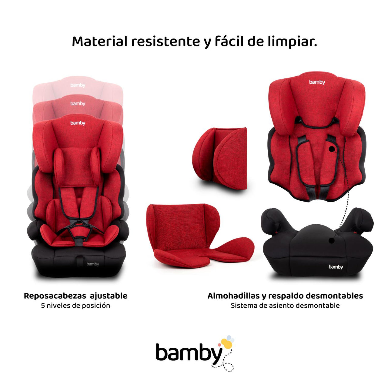 Autoasiento Para Carro Silla de Bebe Seguridad 9 meses A 11 Años