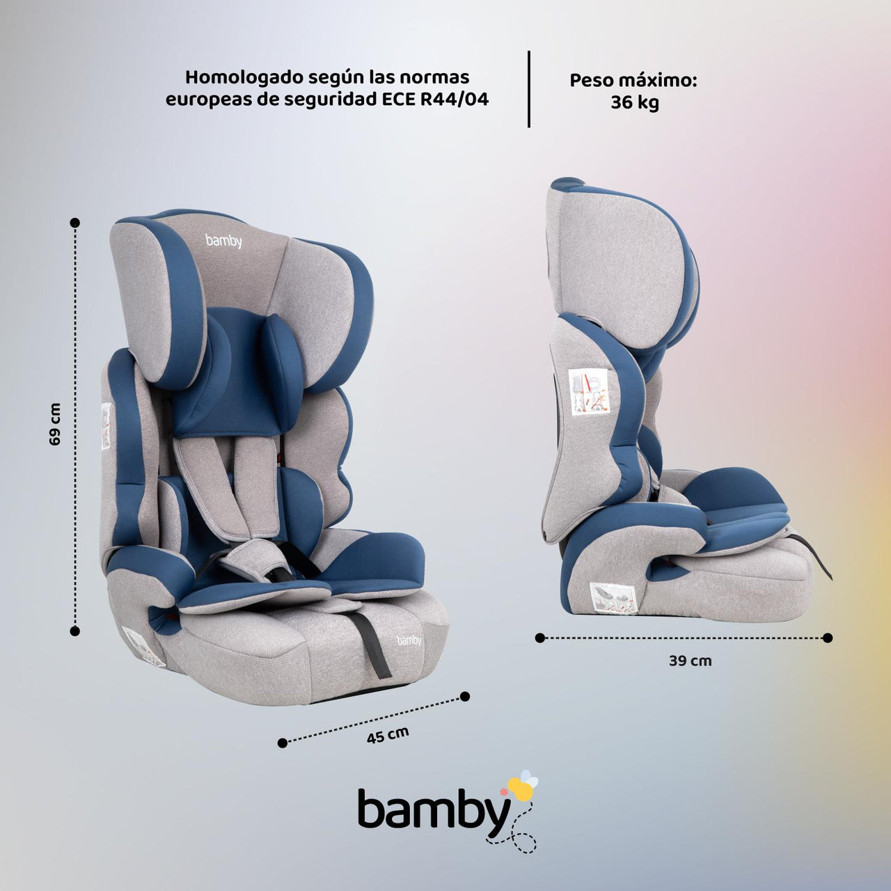 Autoasiento Para Carro Silla de Bebe Seguridad 9 meses A 11 Años