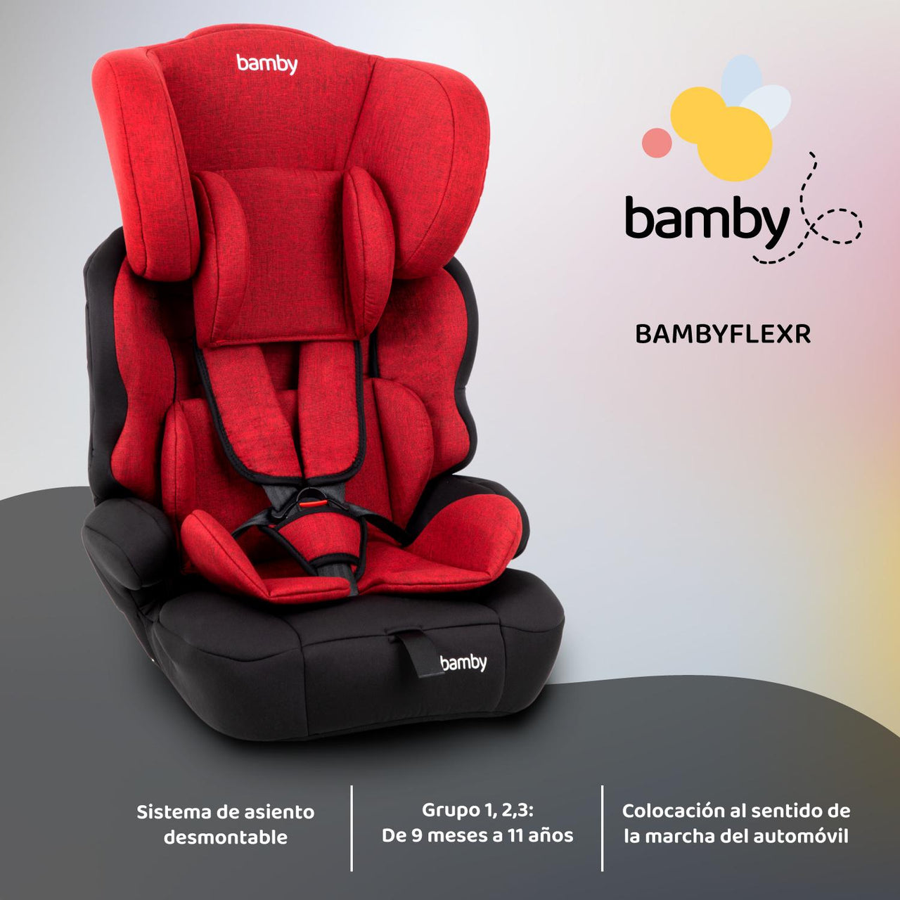 Autoasiento Para Carro Silla de Bebe Seguridad 9 meses A 11 Años