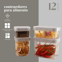 Thumbnail for Contenedores De Plástico Herméticos Para Almacenar 12 Piezas