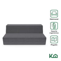 Thumbnail for Sofa Cama Sillon Plegable Matrimonial 2 en 1 Colchón Sala