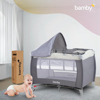 Thumbnail for Corral Cuna De Bebe Plegable Con Colchon Impermeable 100 x 70 CM