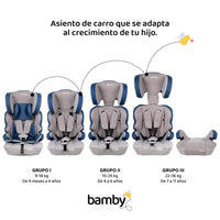 Thumbnail for Autoasiento Para Carro Silla de Bebe Seguridad 9 meses A 11 Años