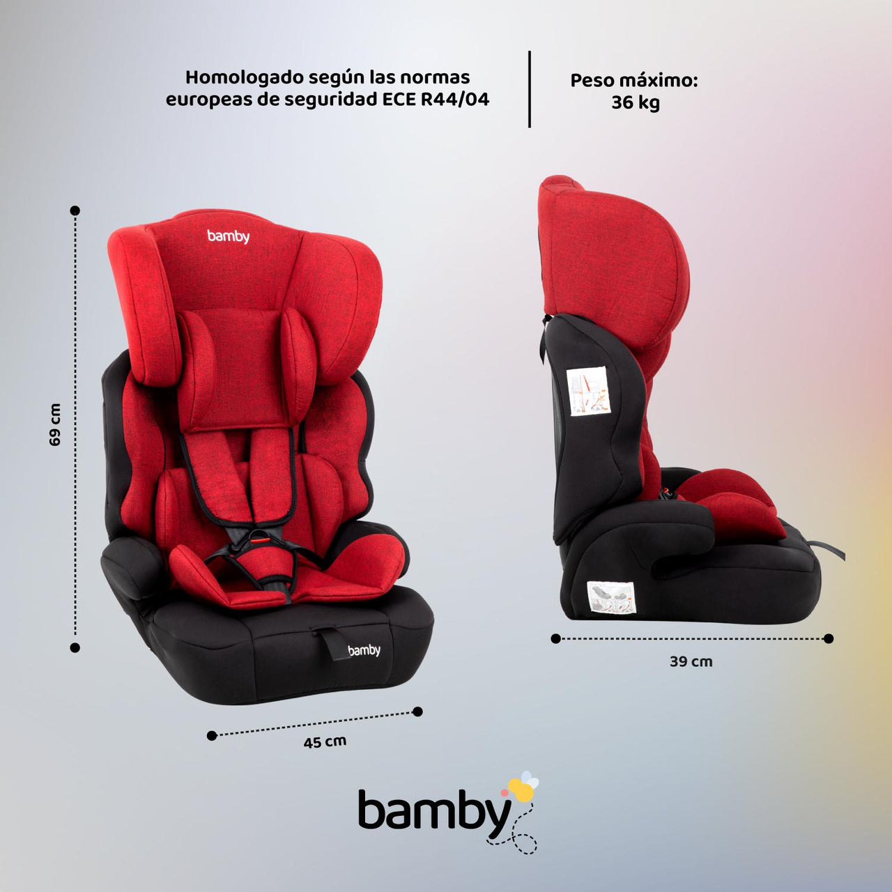 Autoasiento Para Carro Silla de Bebe Seguridad 9 meses A 11 Años